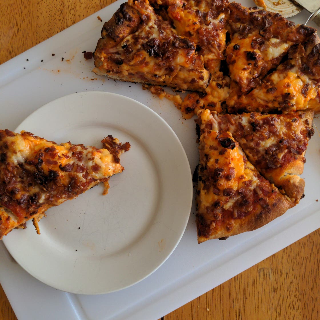 Bacon & Pimento Cheese Pizza