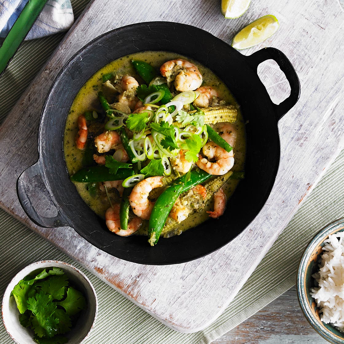 Thai Style Green Prawn Curry