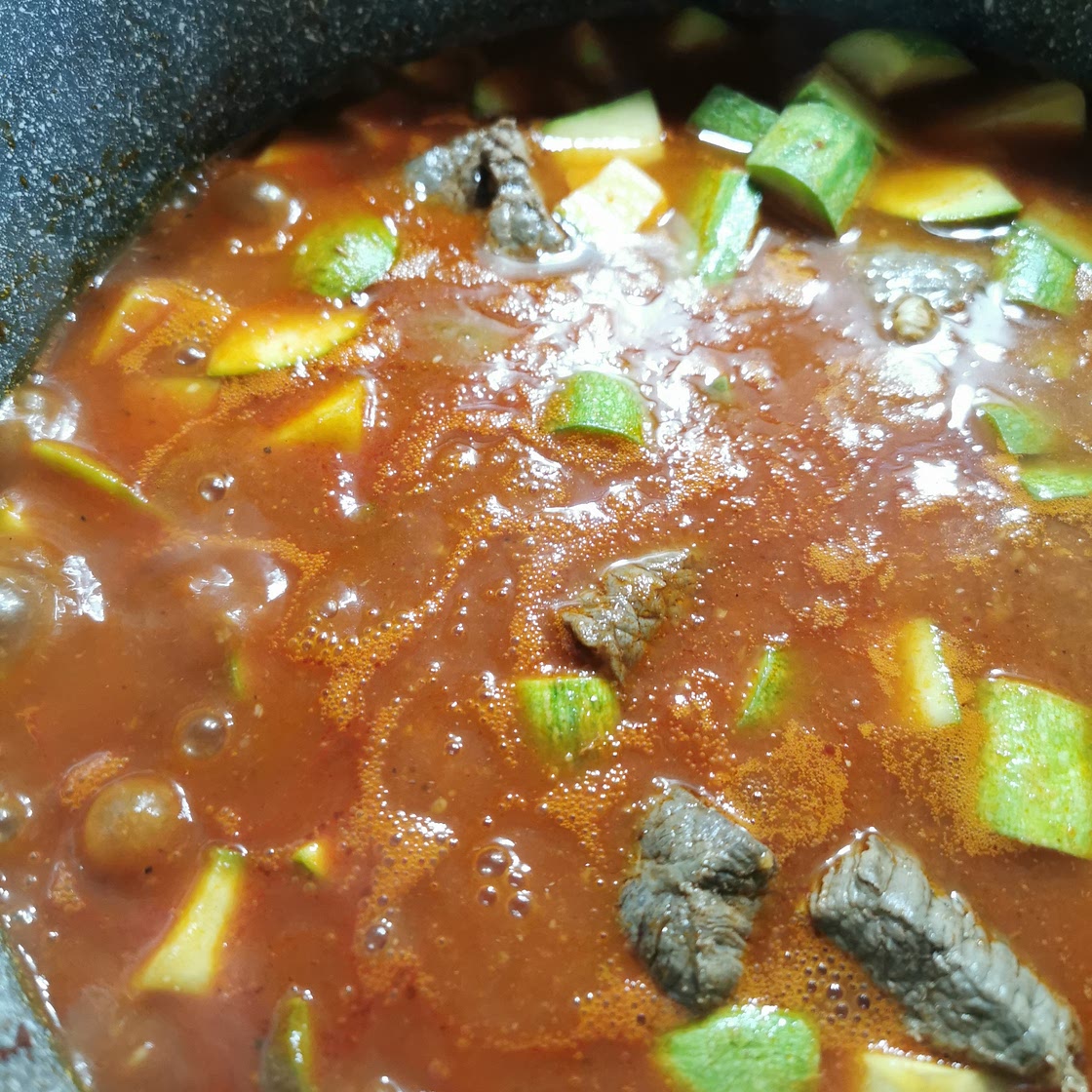ghabakh baskhe - Levantine Zucchini meal