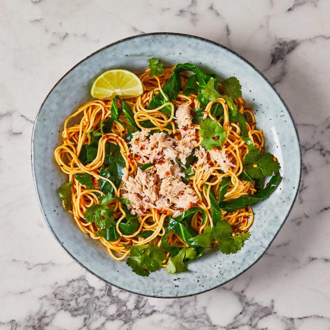 G - 600 Calories or Under - Chilli Crab Noodles