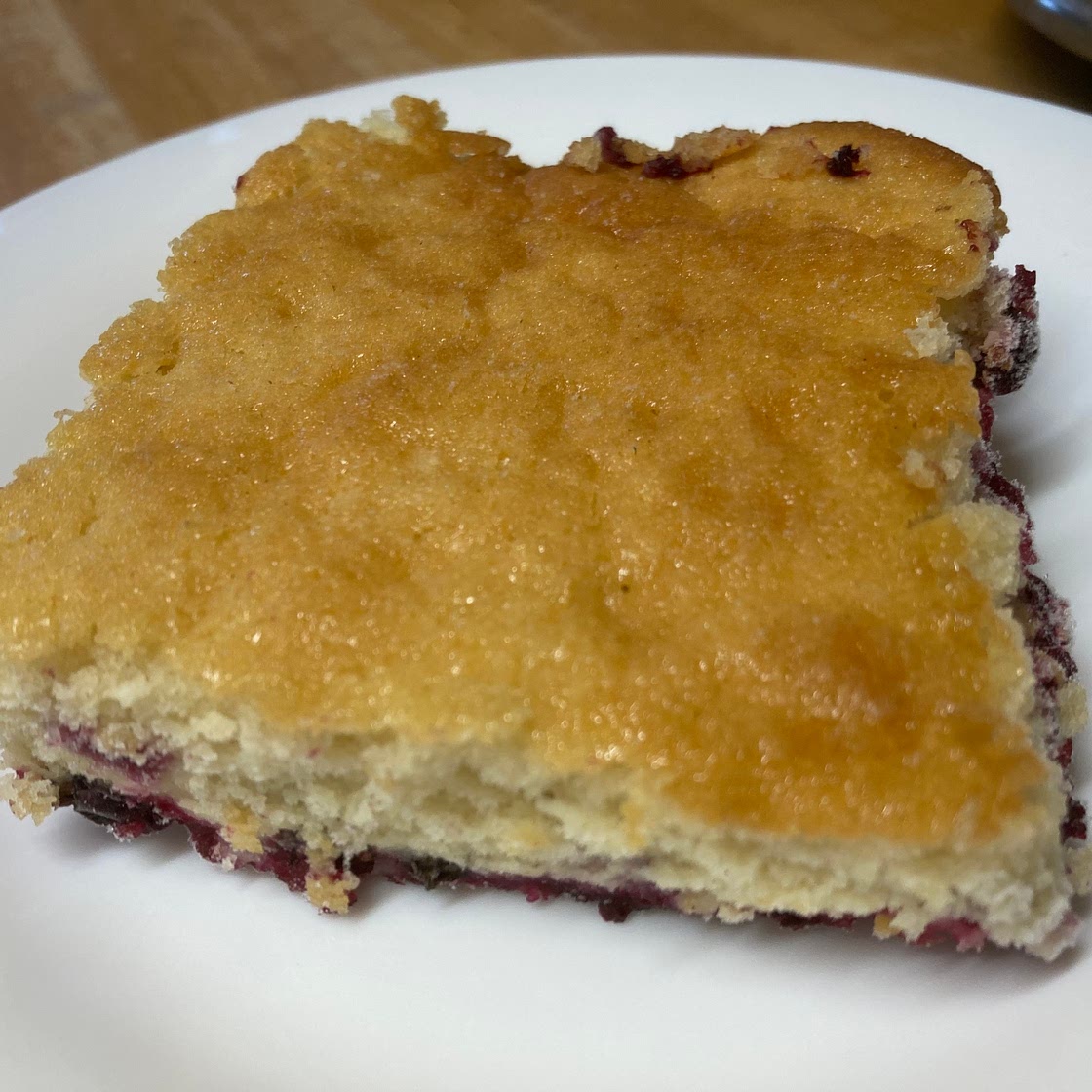 Black currant cobbler