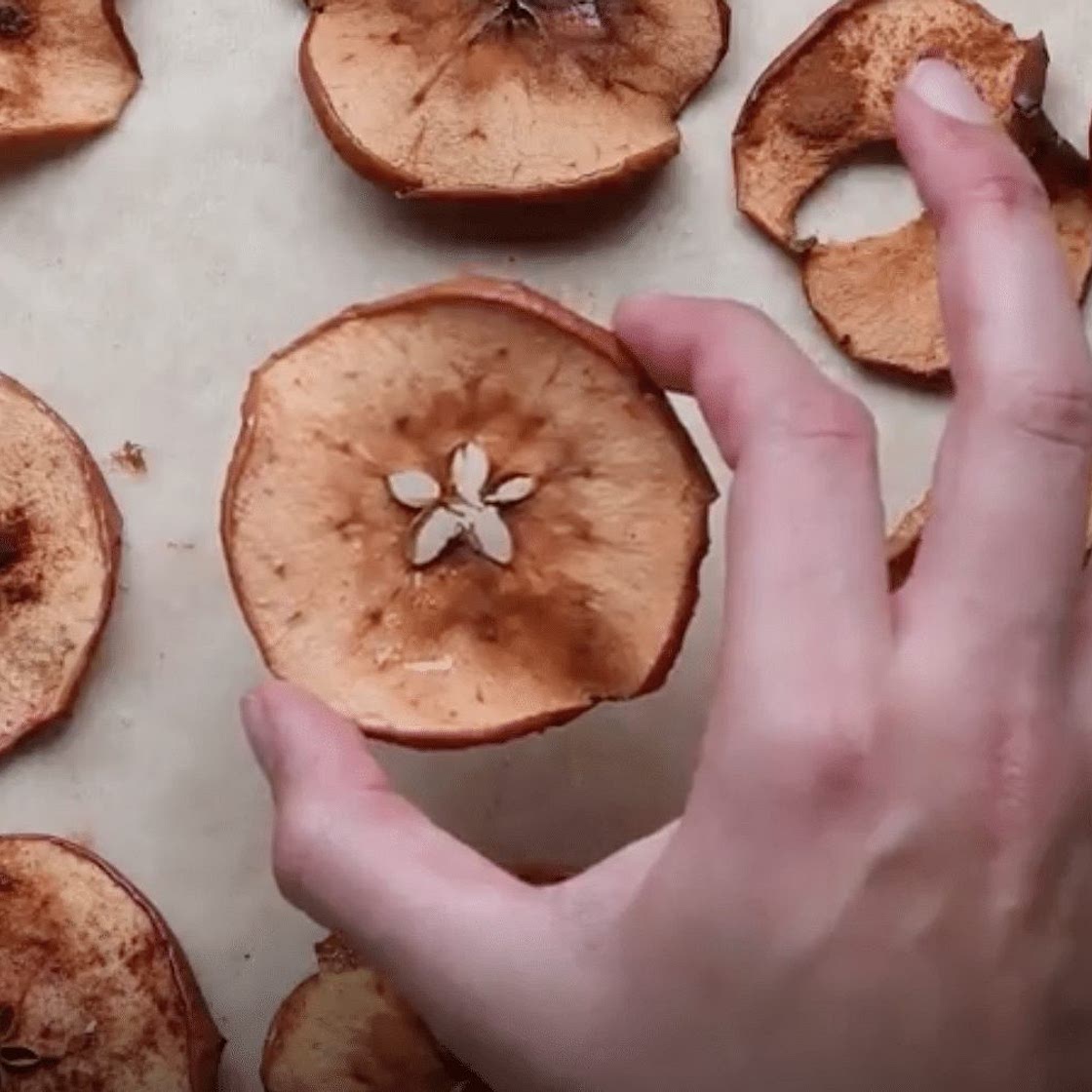 Healthy Cinnamon Apple Chips
