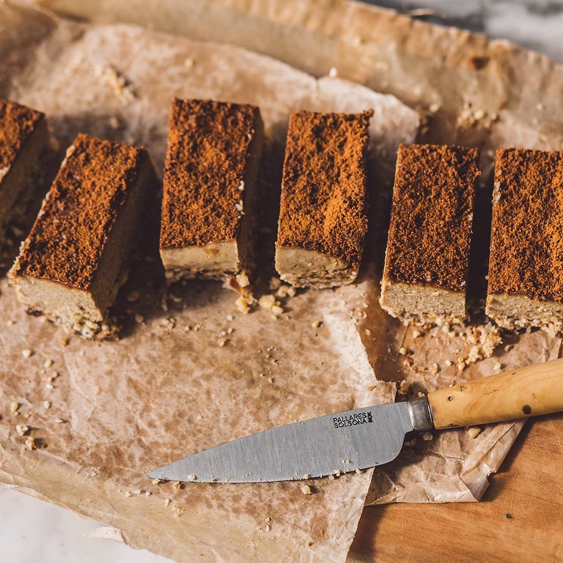 Ginger slice from Megan May’s The Unbakery: Raw Organic Goodness book