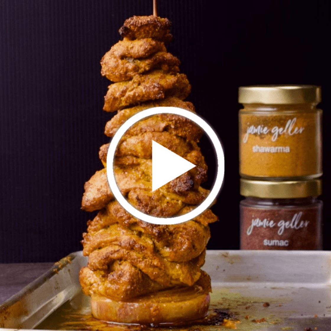 Homemade Oven-Skewer Shawarma