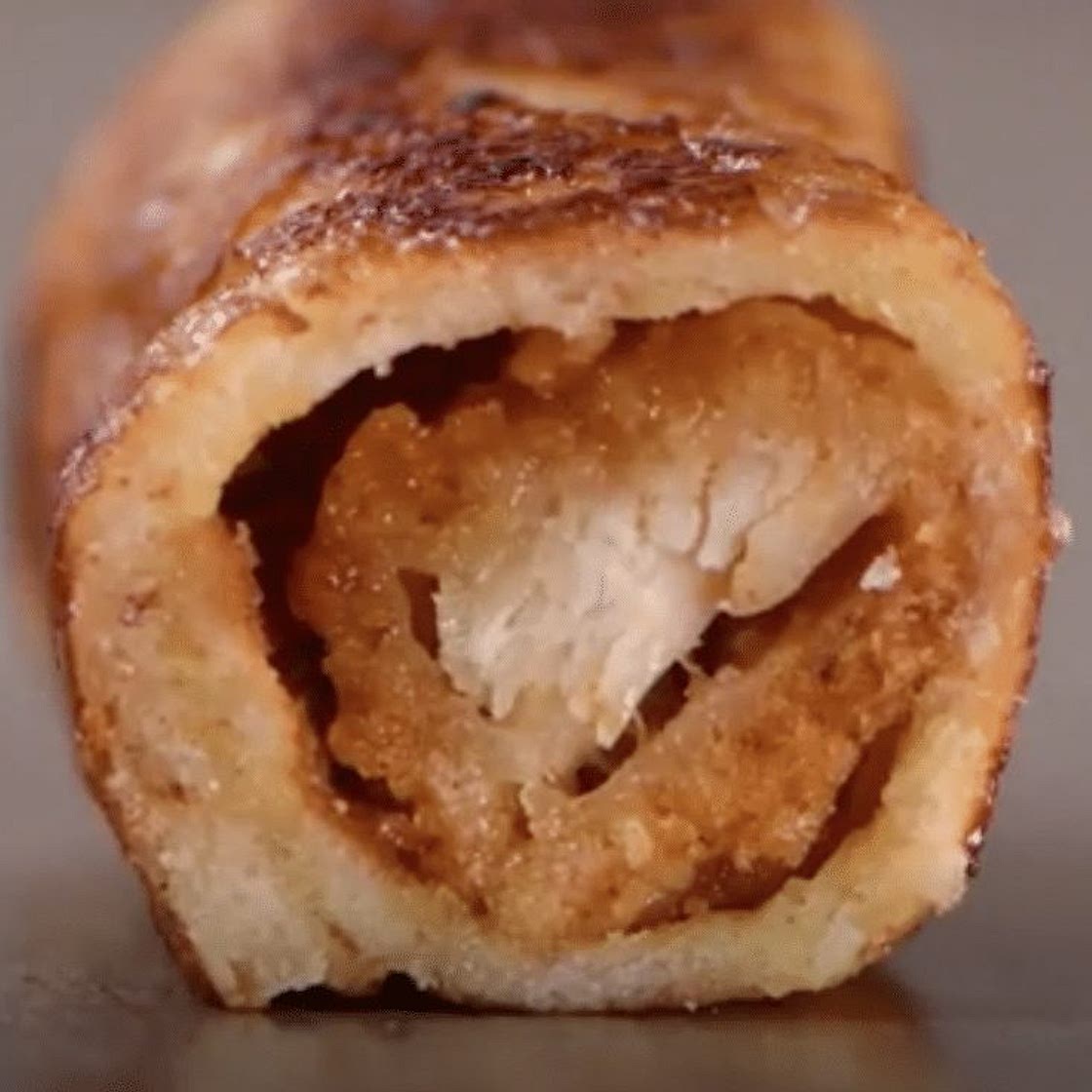 Chicken And Waffle Roll-Ups