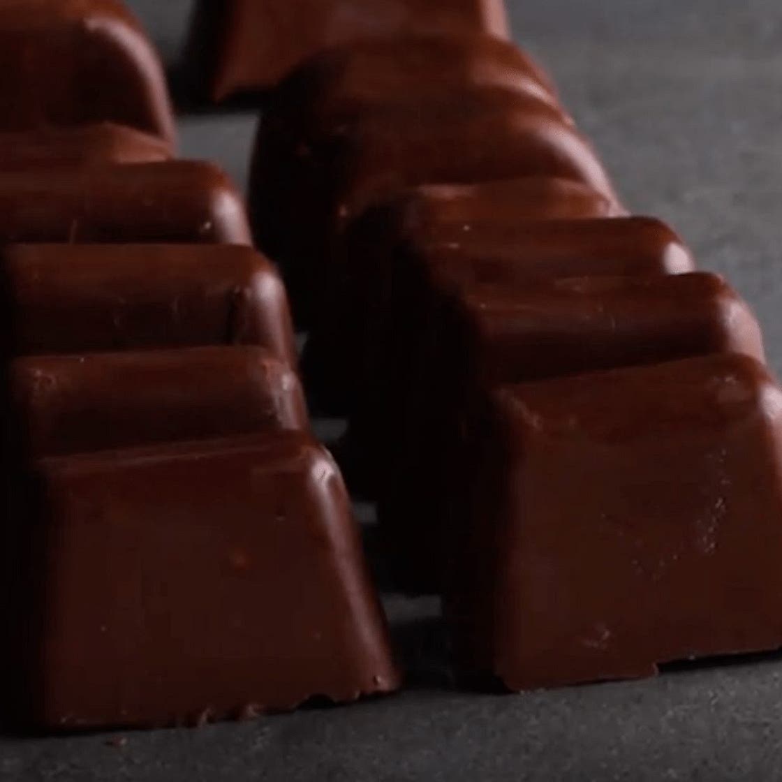 Ice Cube Tray Chocolates