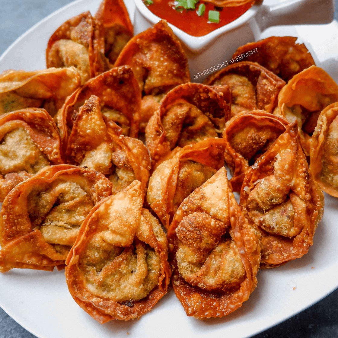 Crispy Curry Vegetable Wontons