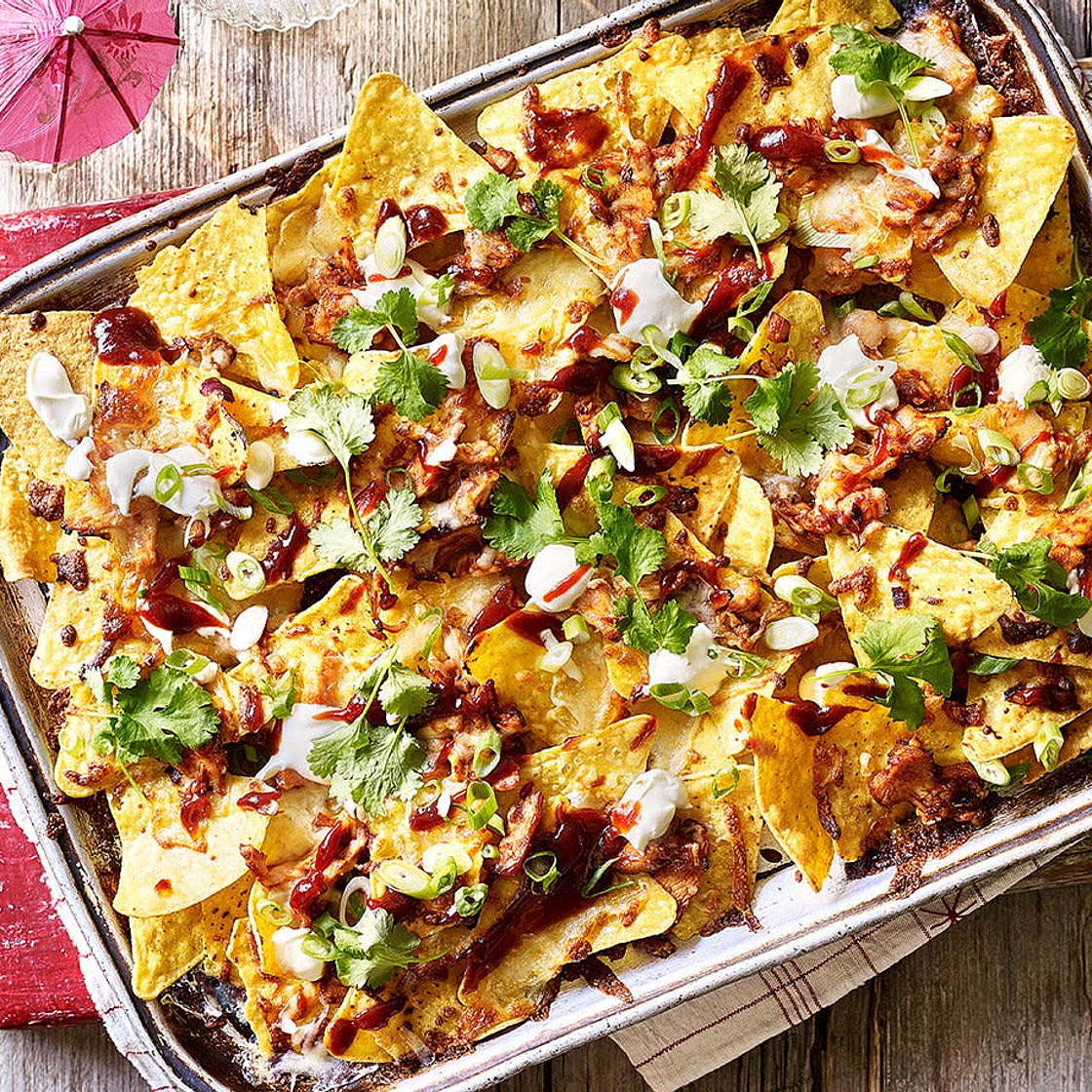 BBQ Chicken Nachos