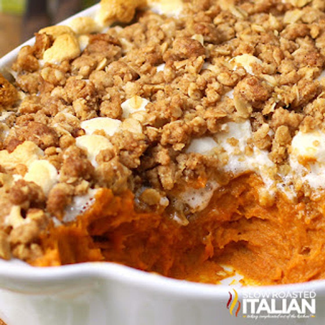 Sweet Potato Casserole with Marshmallows