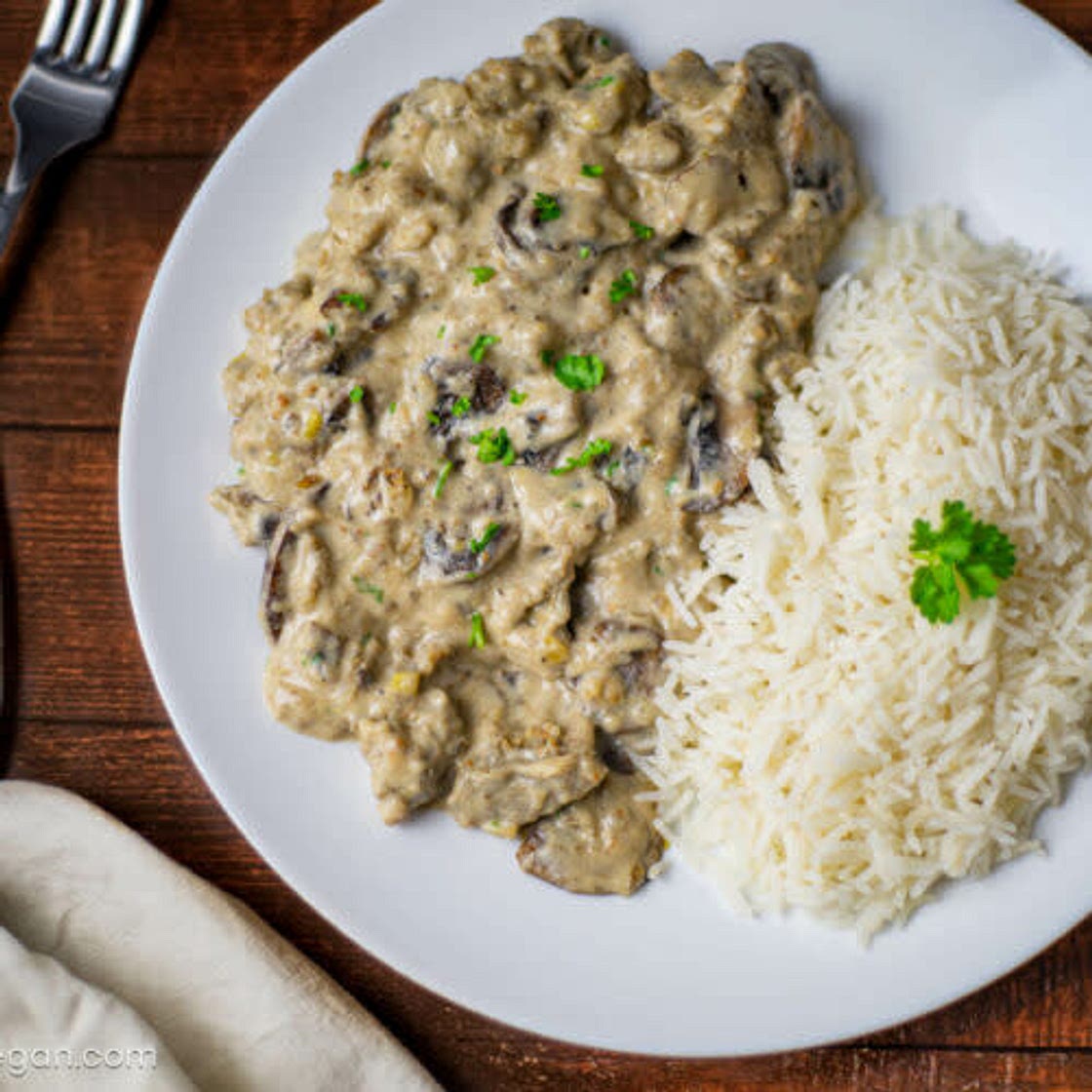 Strogonoff de Seitan