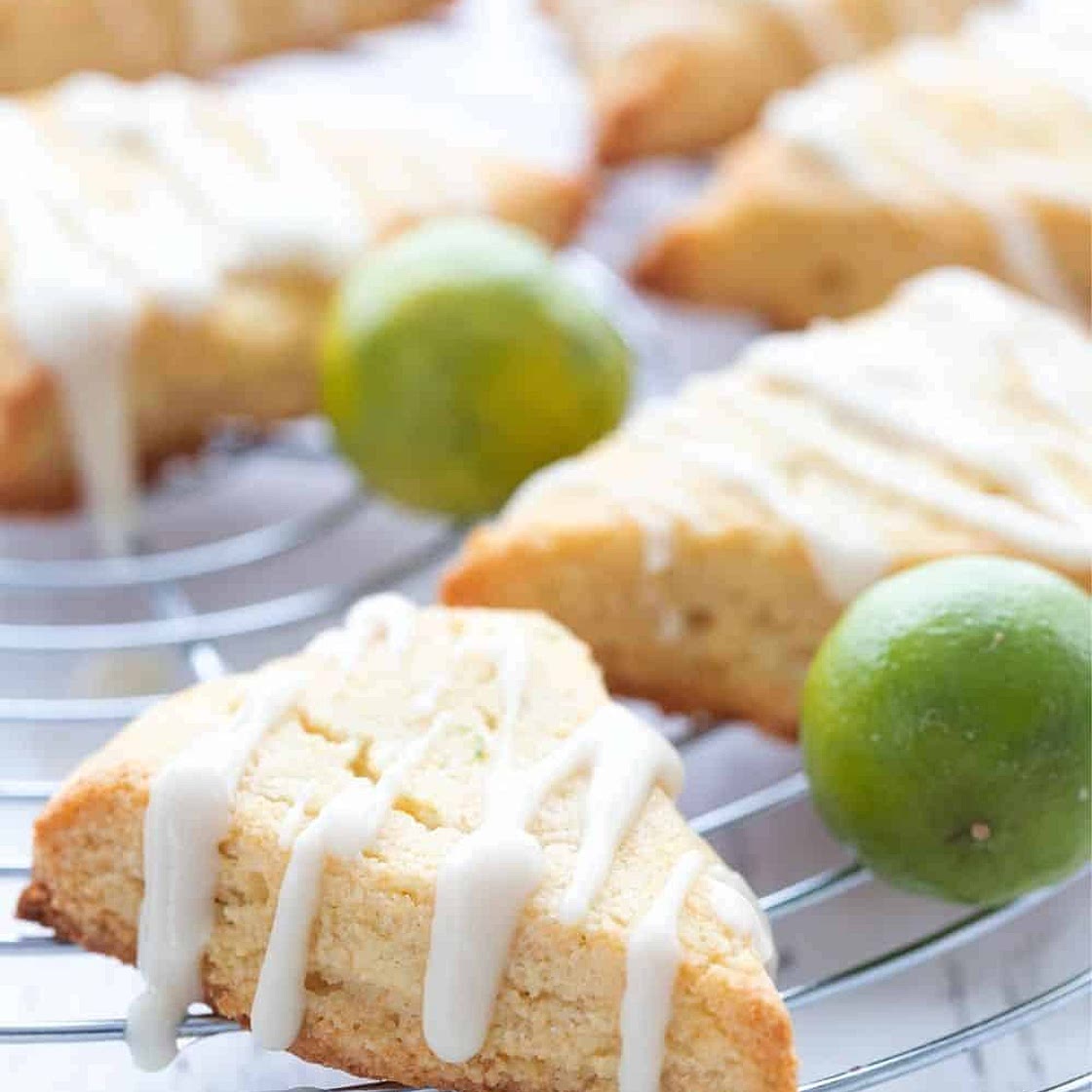 Keto Key Lime Scones