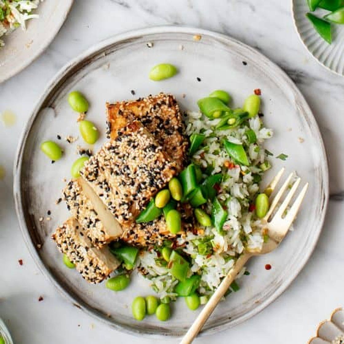 Crispy Sesame Tofu
