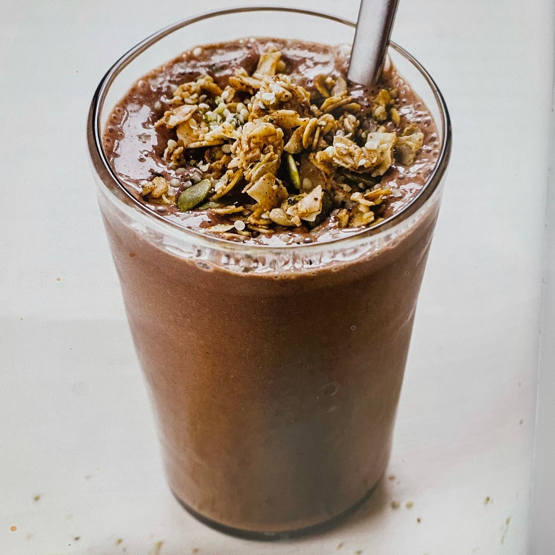 Salted Chocolate Hemp Shake for Two