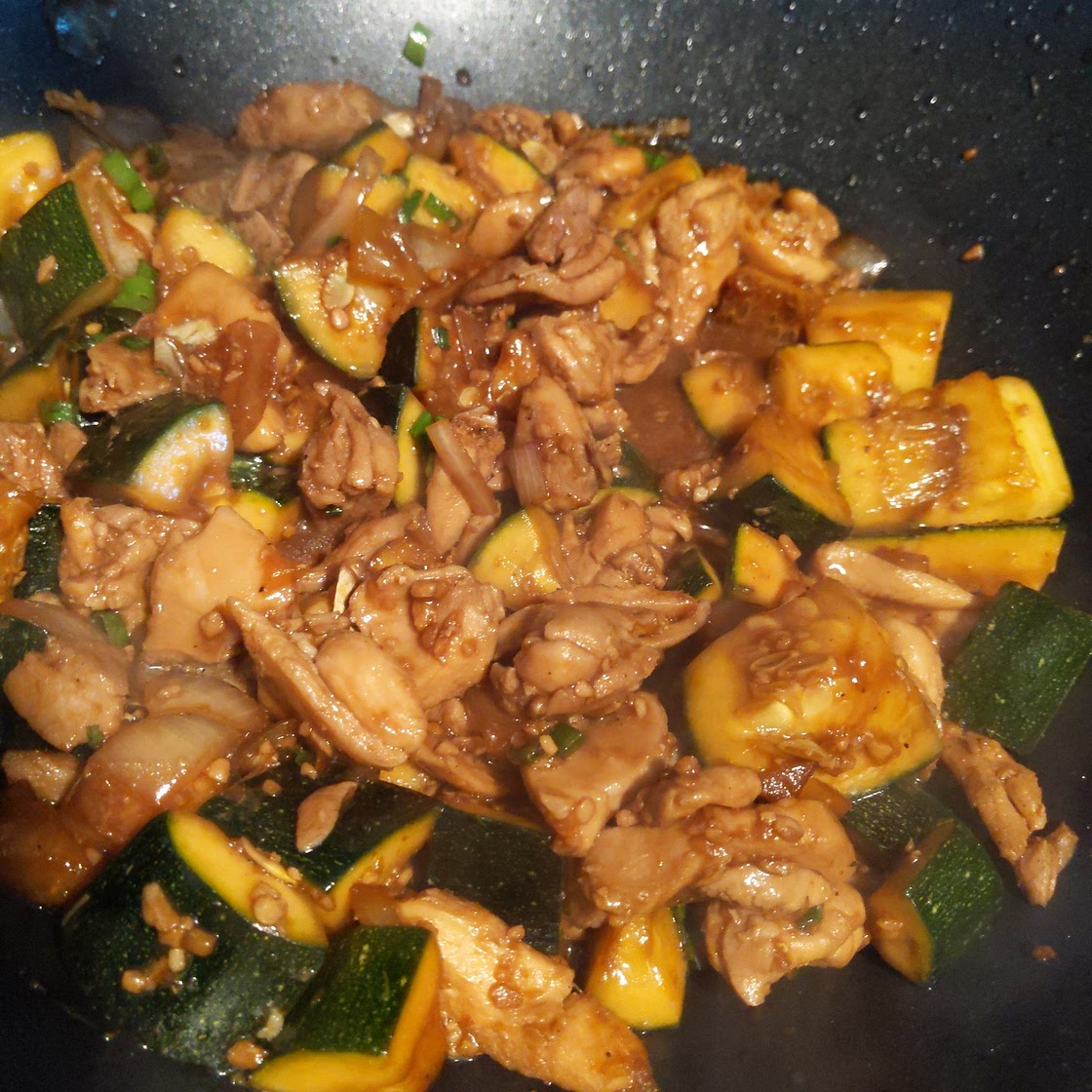 QUICK & EASY Zucchini + Chicken Stir Fry