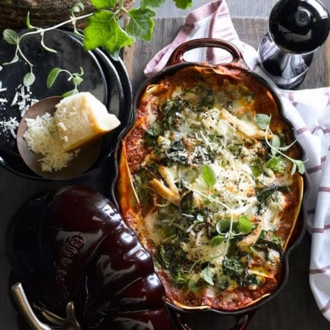 Chicken and Spinach Lasagna