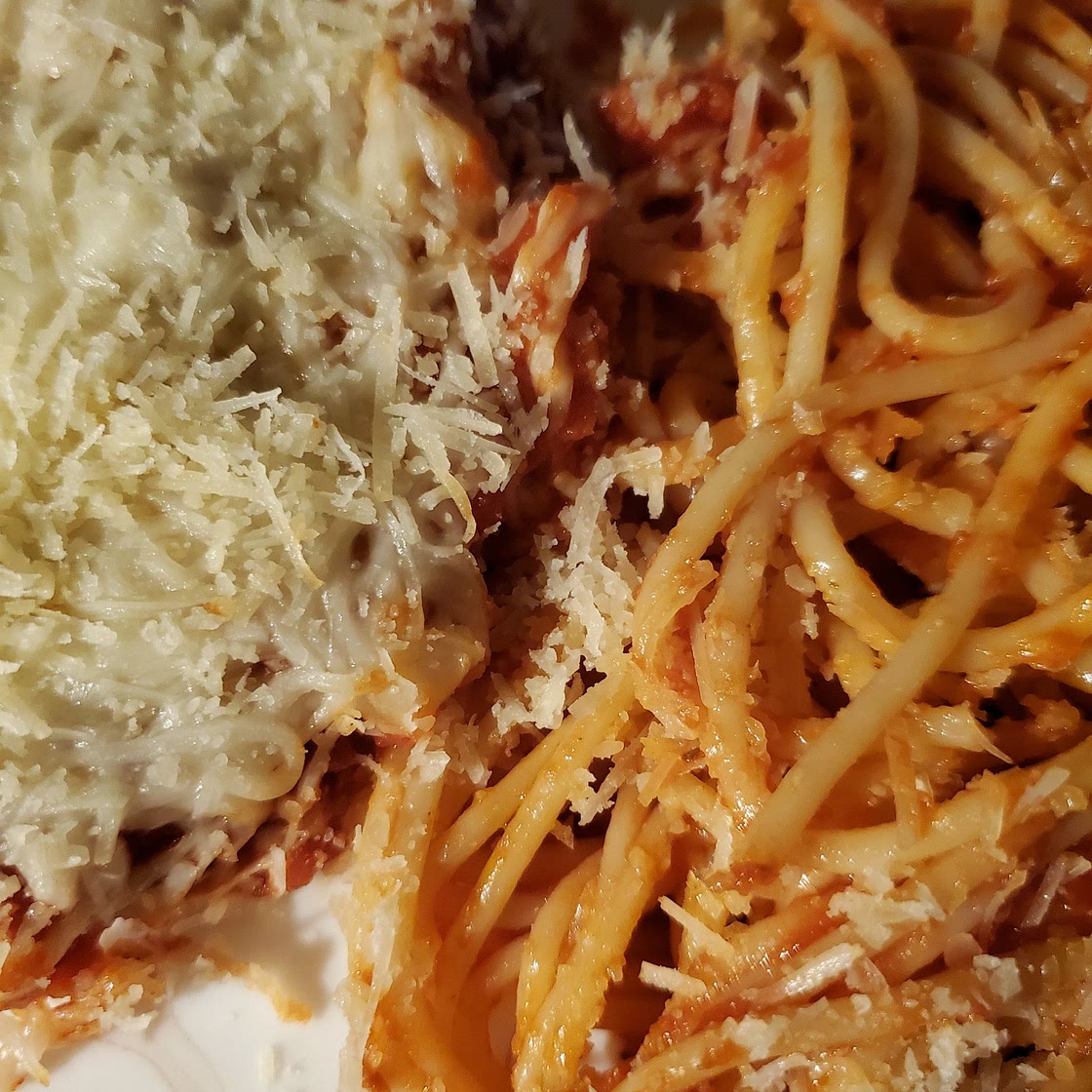 Veal Parmesan & Spaghetti Bake
