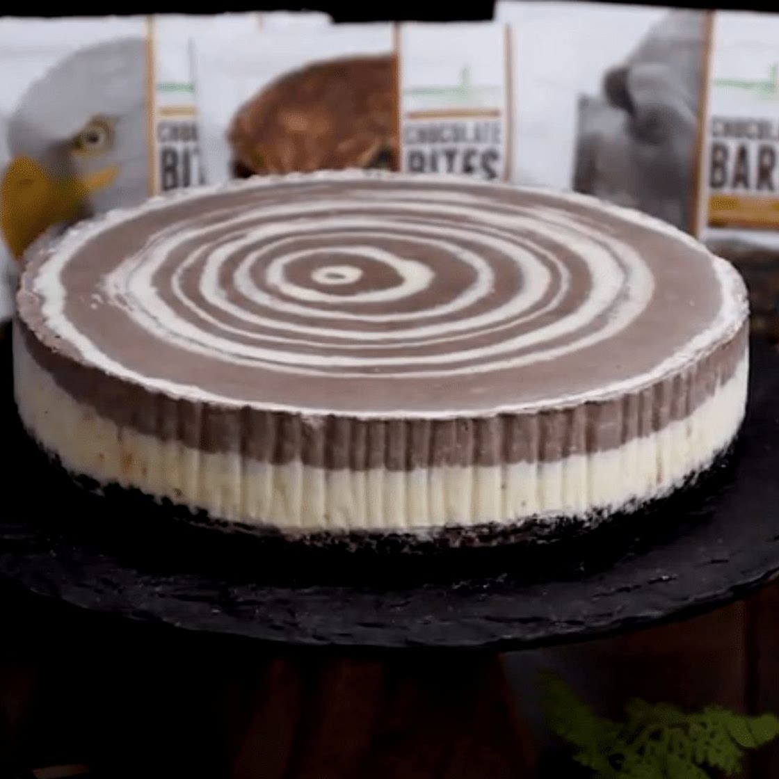 Funky Zebra Cheesecake
