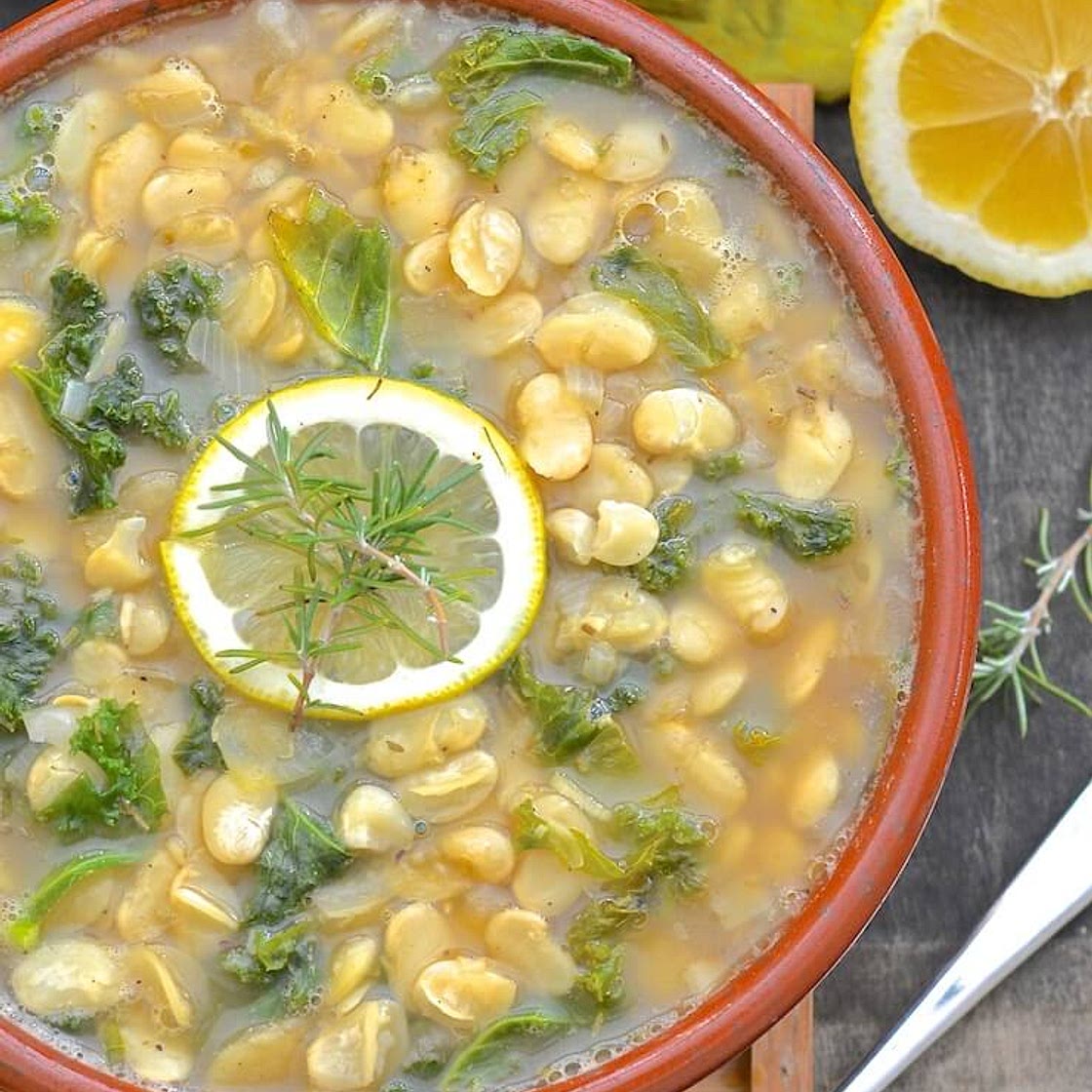 Lemon Kale & White Bean Stew