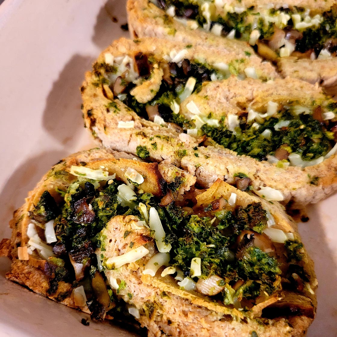 Plant-based Rye Pinwheels