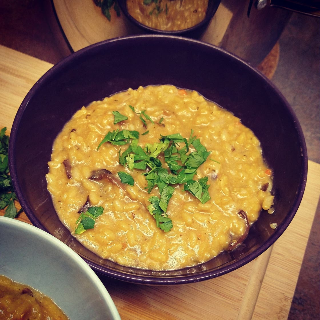 Mushroom risotto
