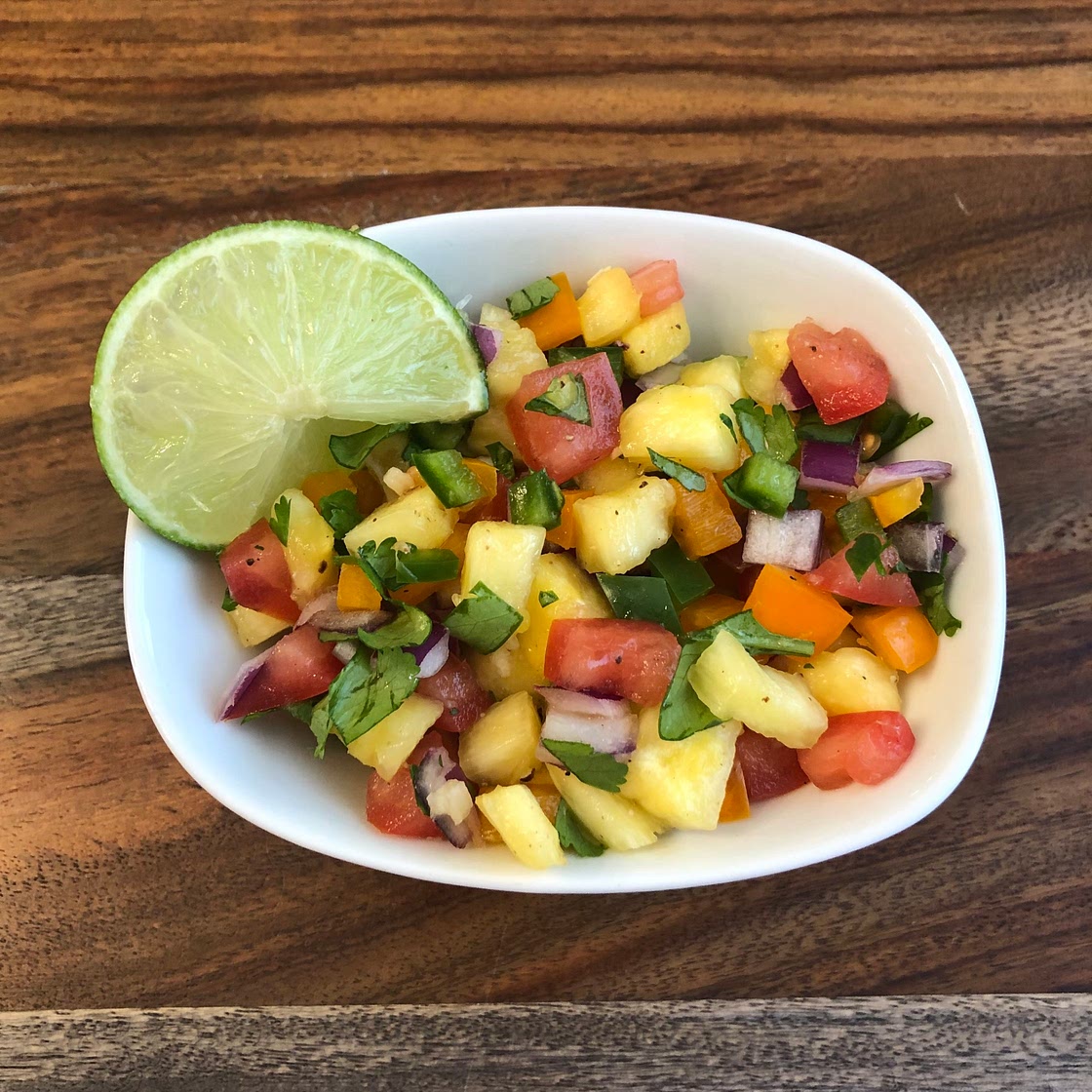 Sweet and Spicy Pineapple Pico