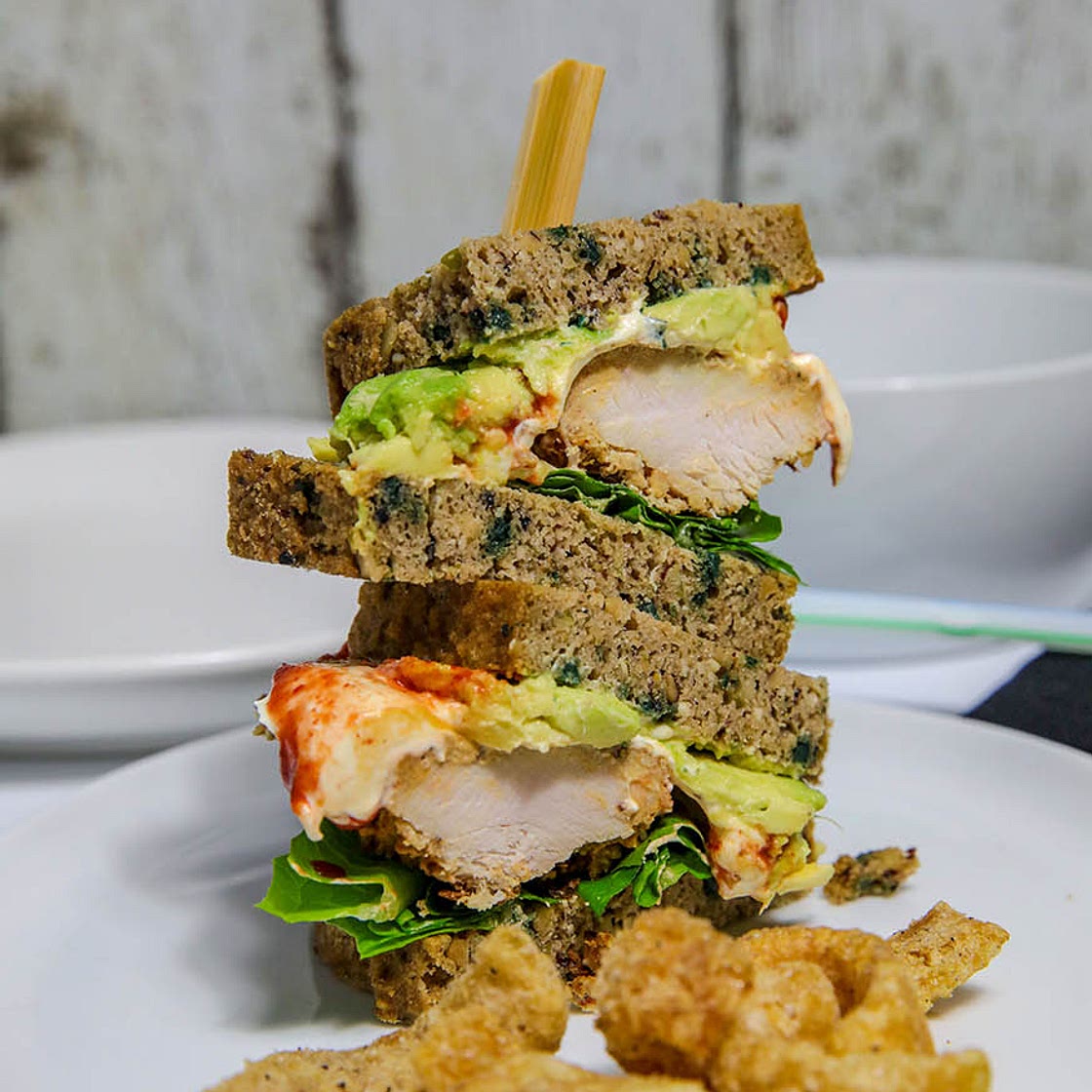Ketogenic / Paleo Hemp Seedy Bread