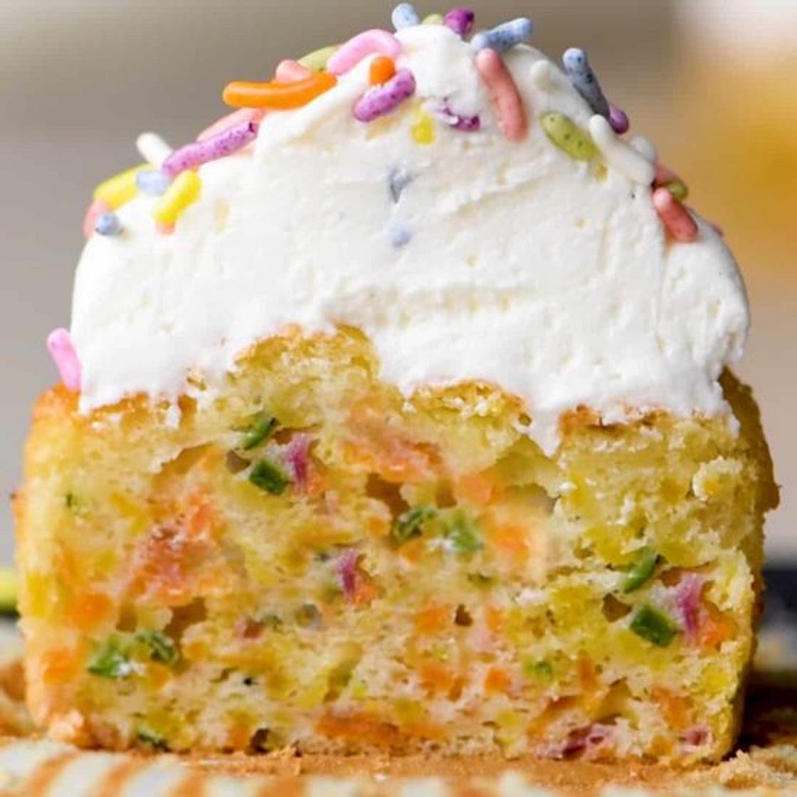 Veggie Fetti Cupcakes