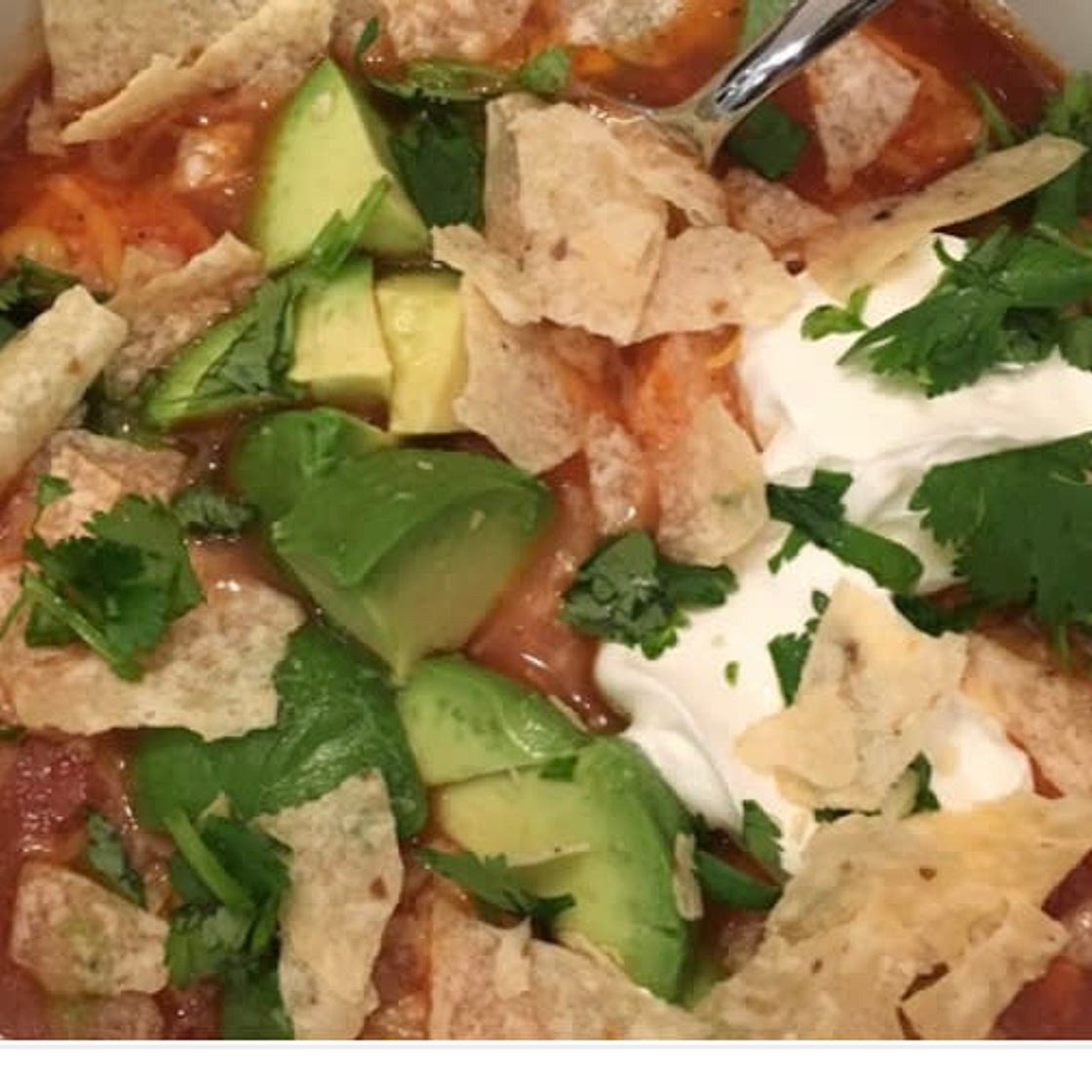 Chicken Tortilla Bean soup