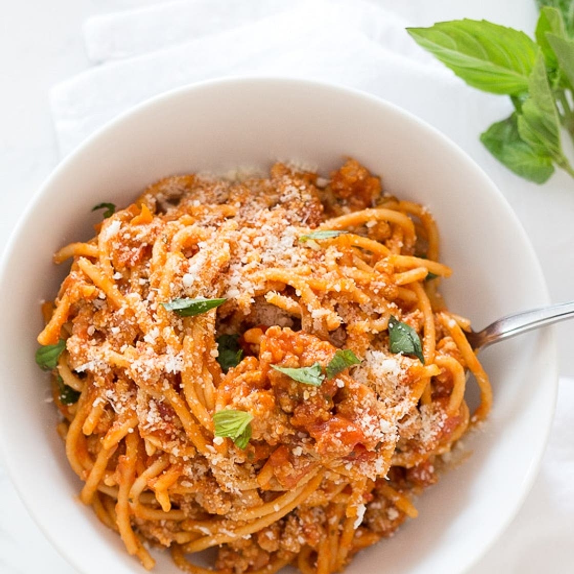 Instant Pot One-Pot Spaghetti and Meat Sauce