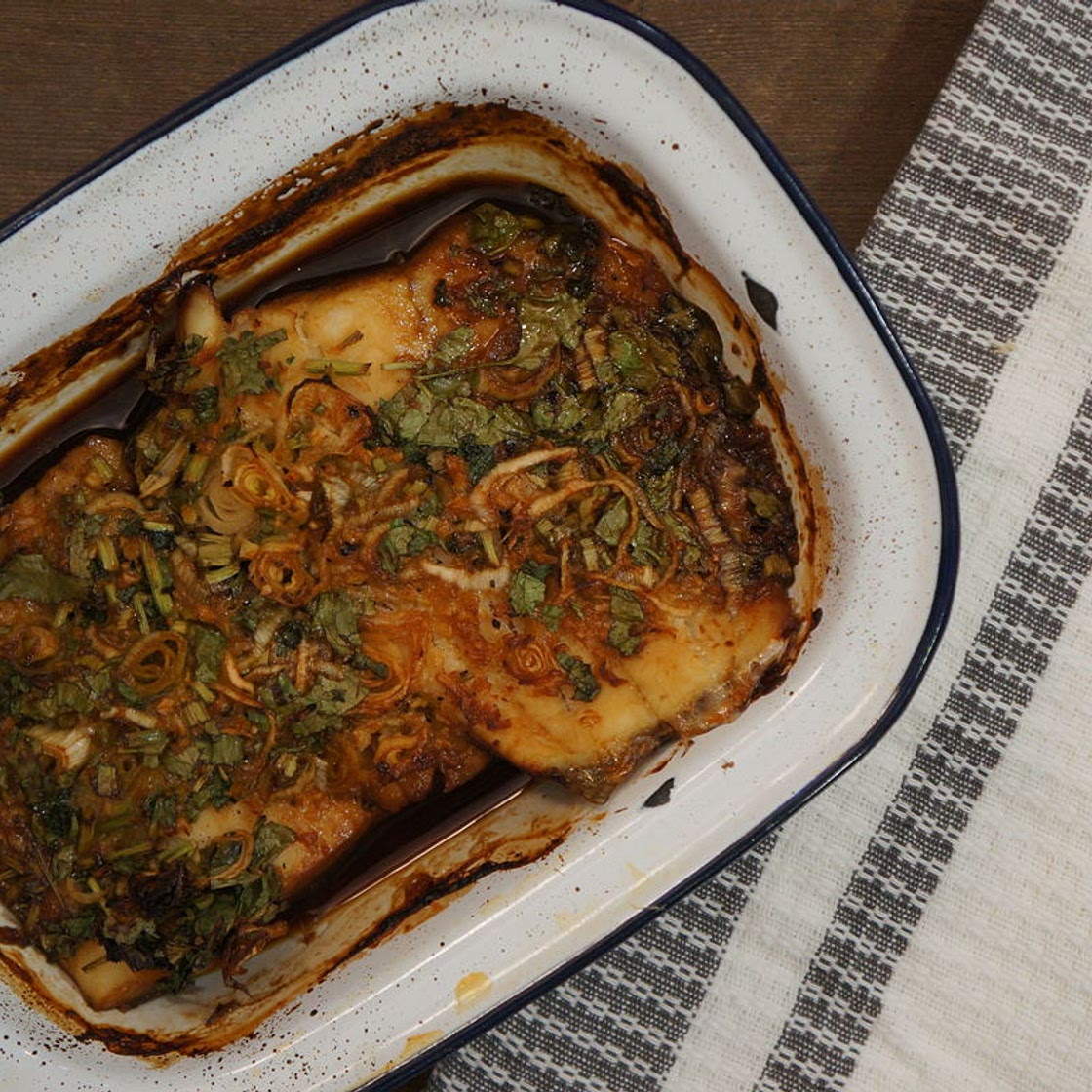 Haddock with Soy and Ginger