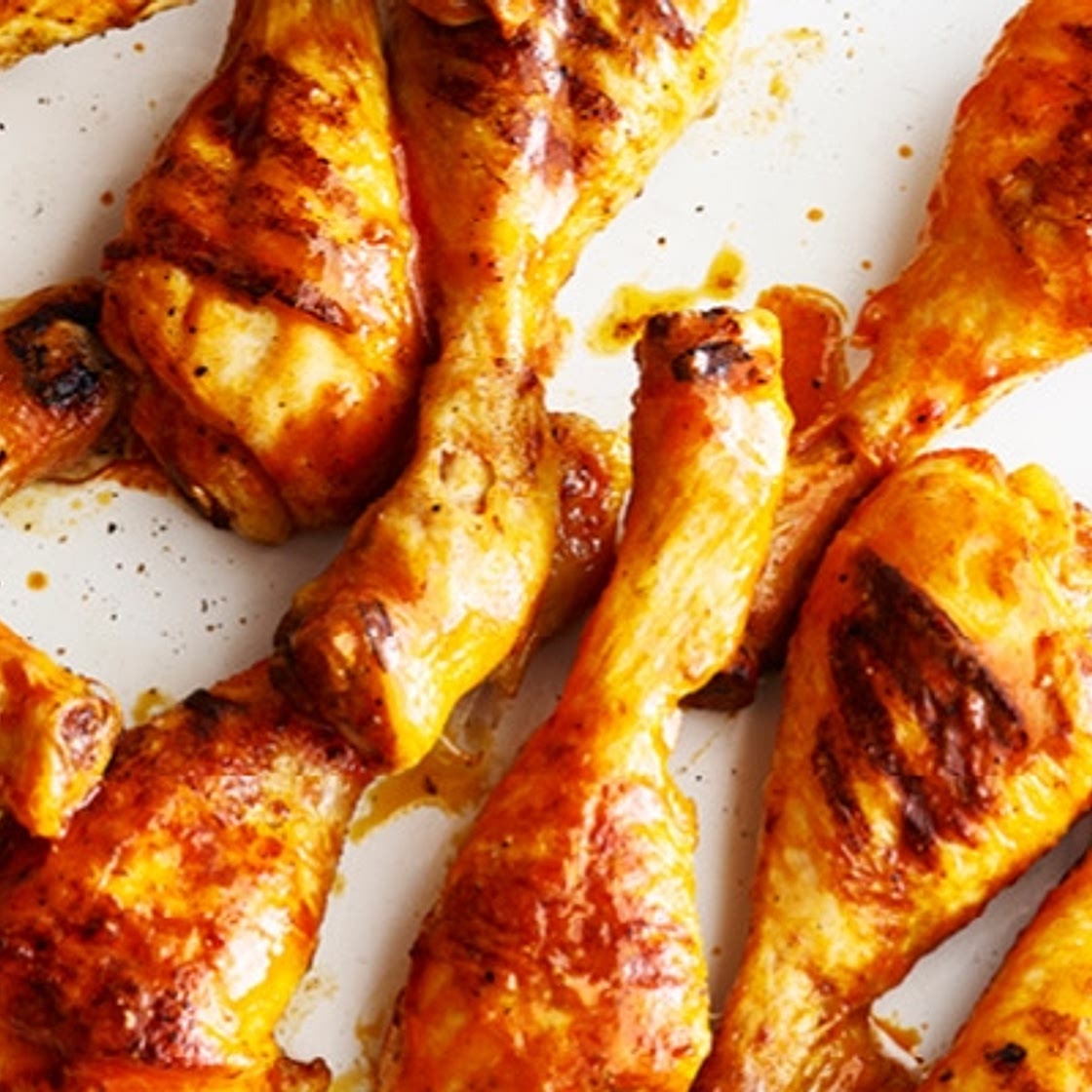 Grilled Nashville Hot Chicken Drumsticks