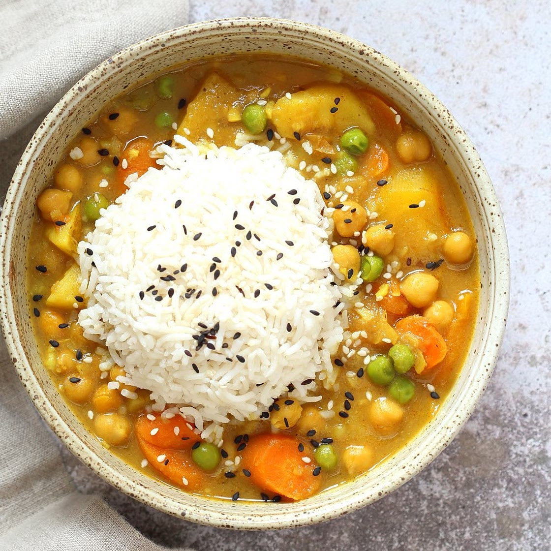 Vegan Japanese Curry in Instant Pot (saucepan option)