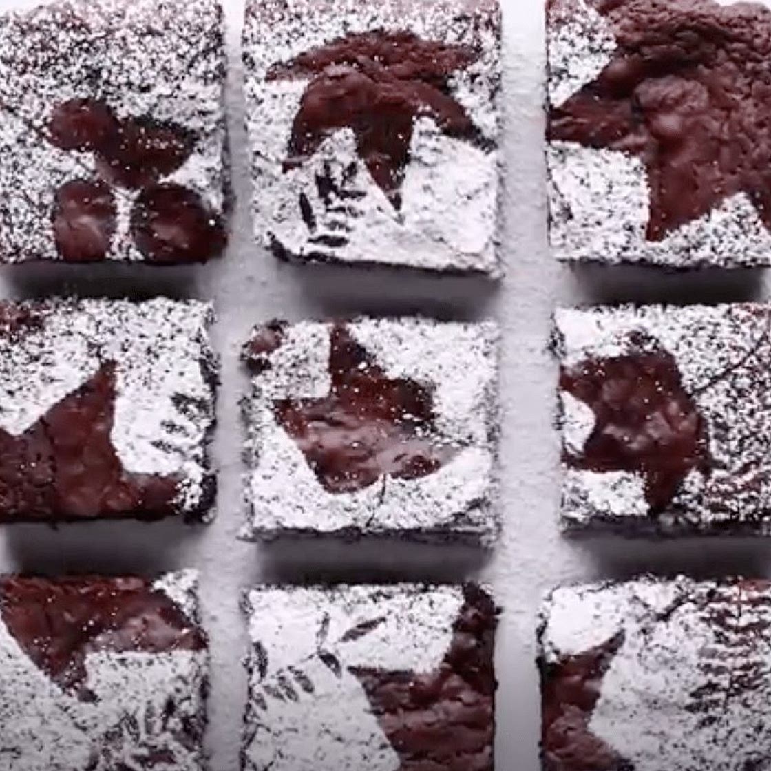 Fallen Leaves Brownies