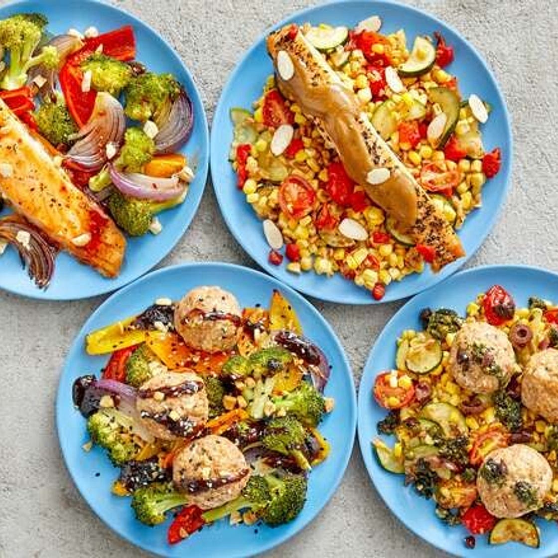Salmon & Turkey Meatballs Meal Prep Bundle