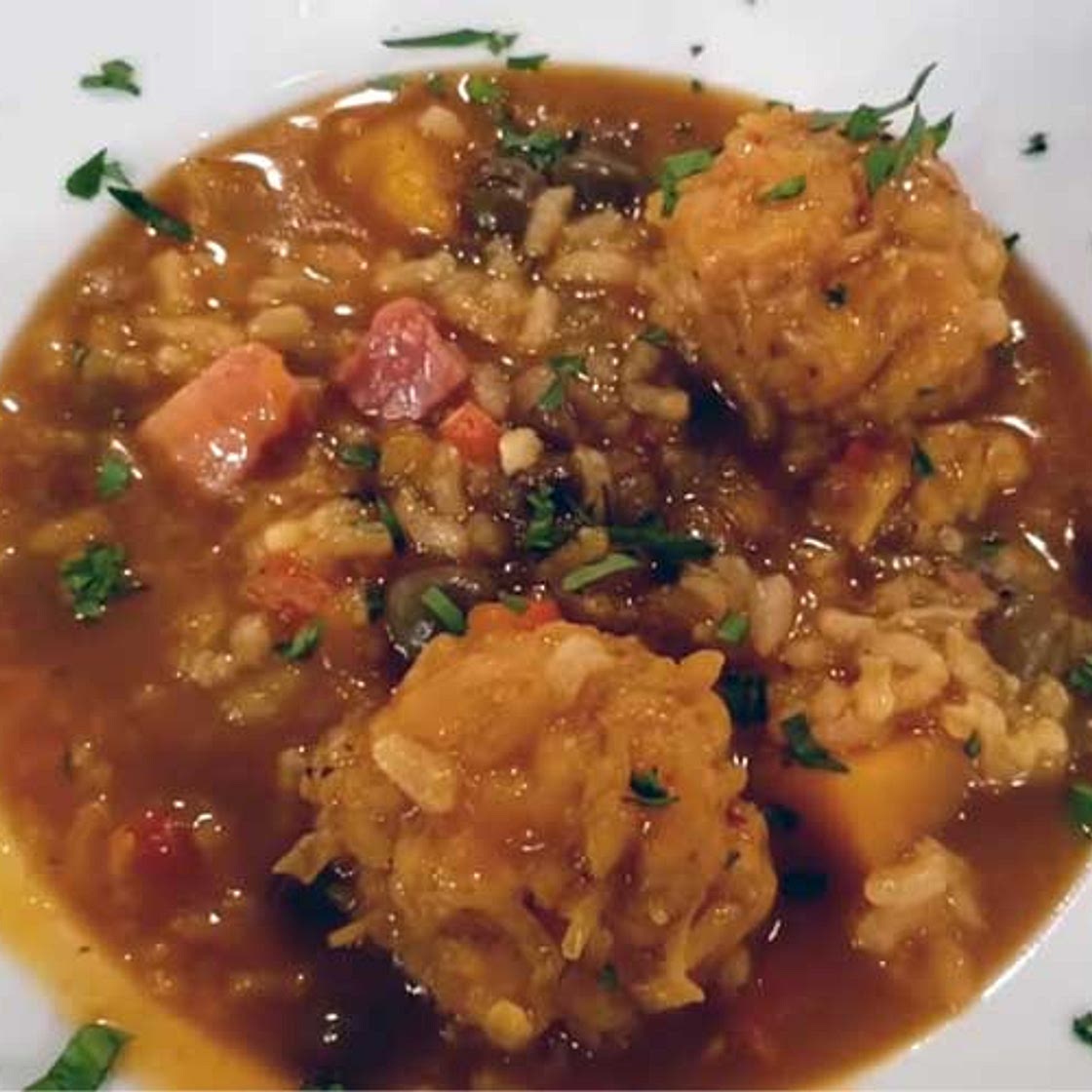 Asopao de Gandules ~ Pigeon Pea Stew