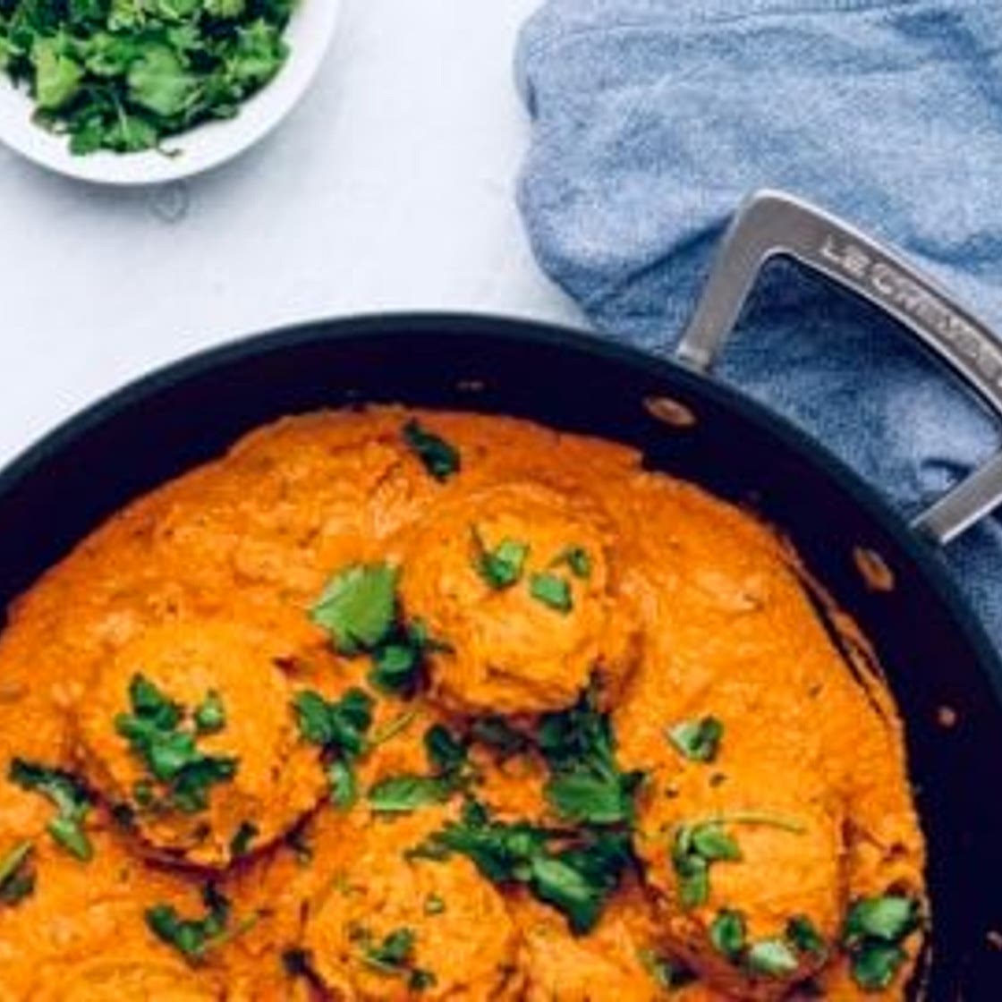 Vegan Malai Kofta (Indian dumplings in Tomato onion curry sauce)