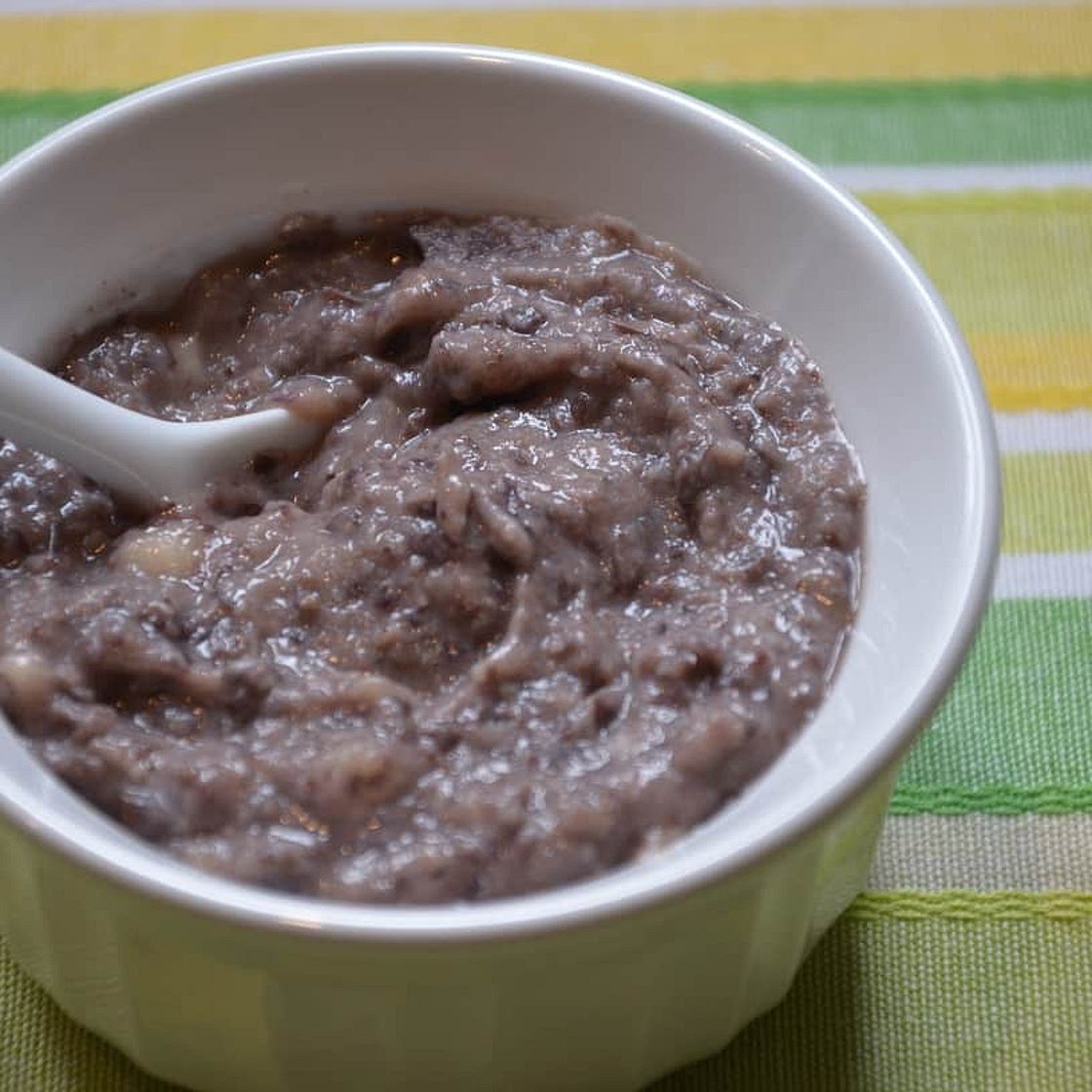 Black Bean Banana Mash Stage Two Baby Food Recipe