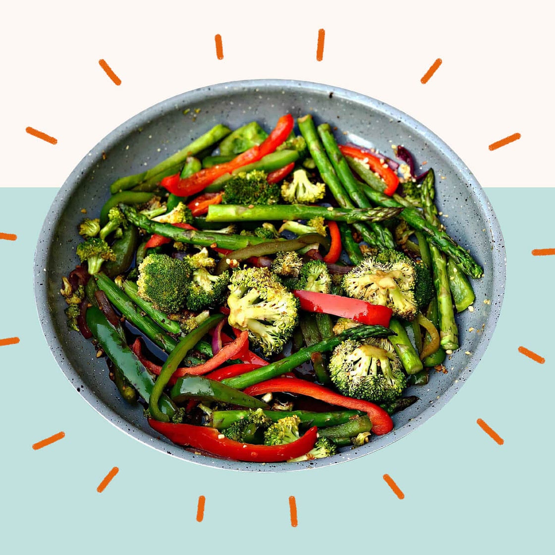 Oli.Ps Beste-Reste-Rezept: Vegane Gemüsepfanne