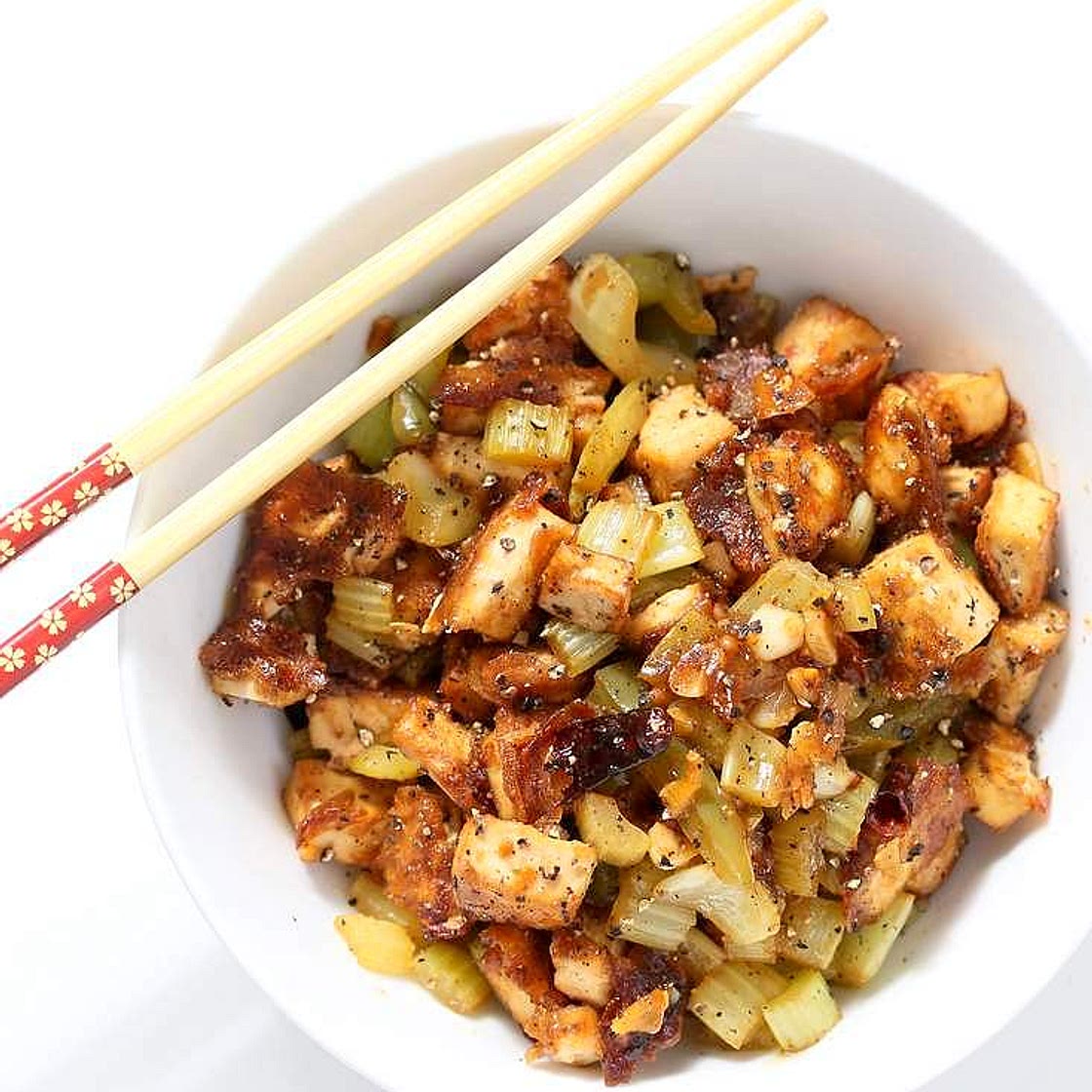 Celery Black Pepper Tofu