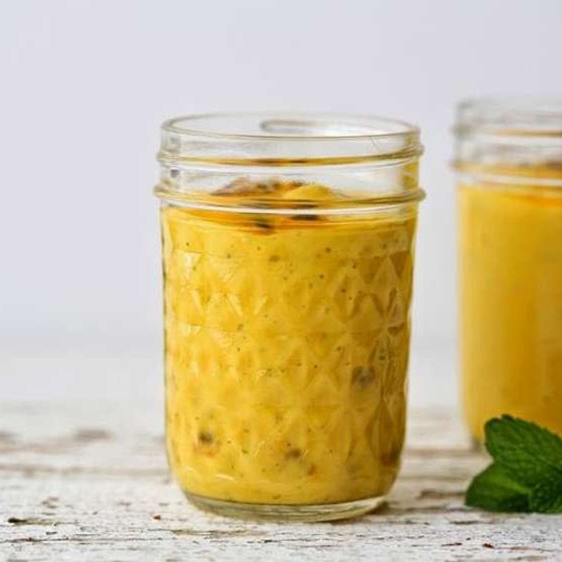 Mango mint lassi