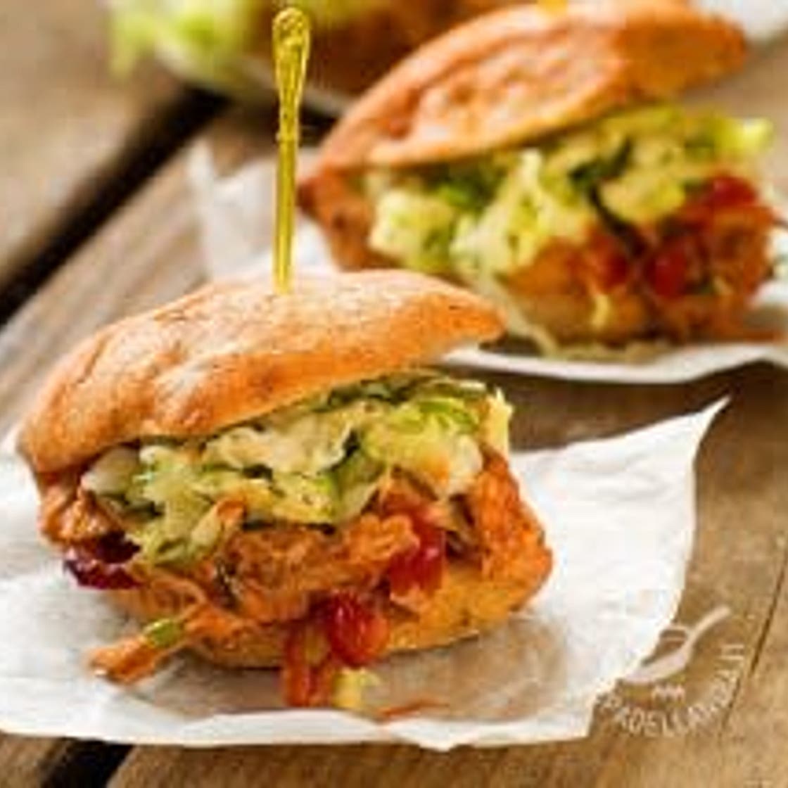 Panino con straccetti di pollo alla paprica