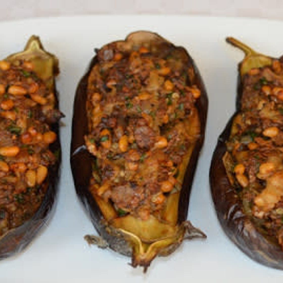 P - Meat-filled Aubergine