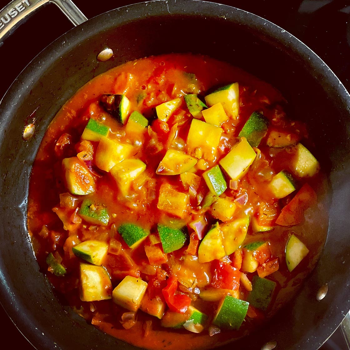 Quick Weeknight Veggie Pasta Bake