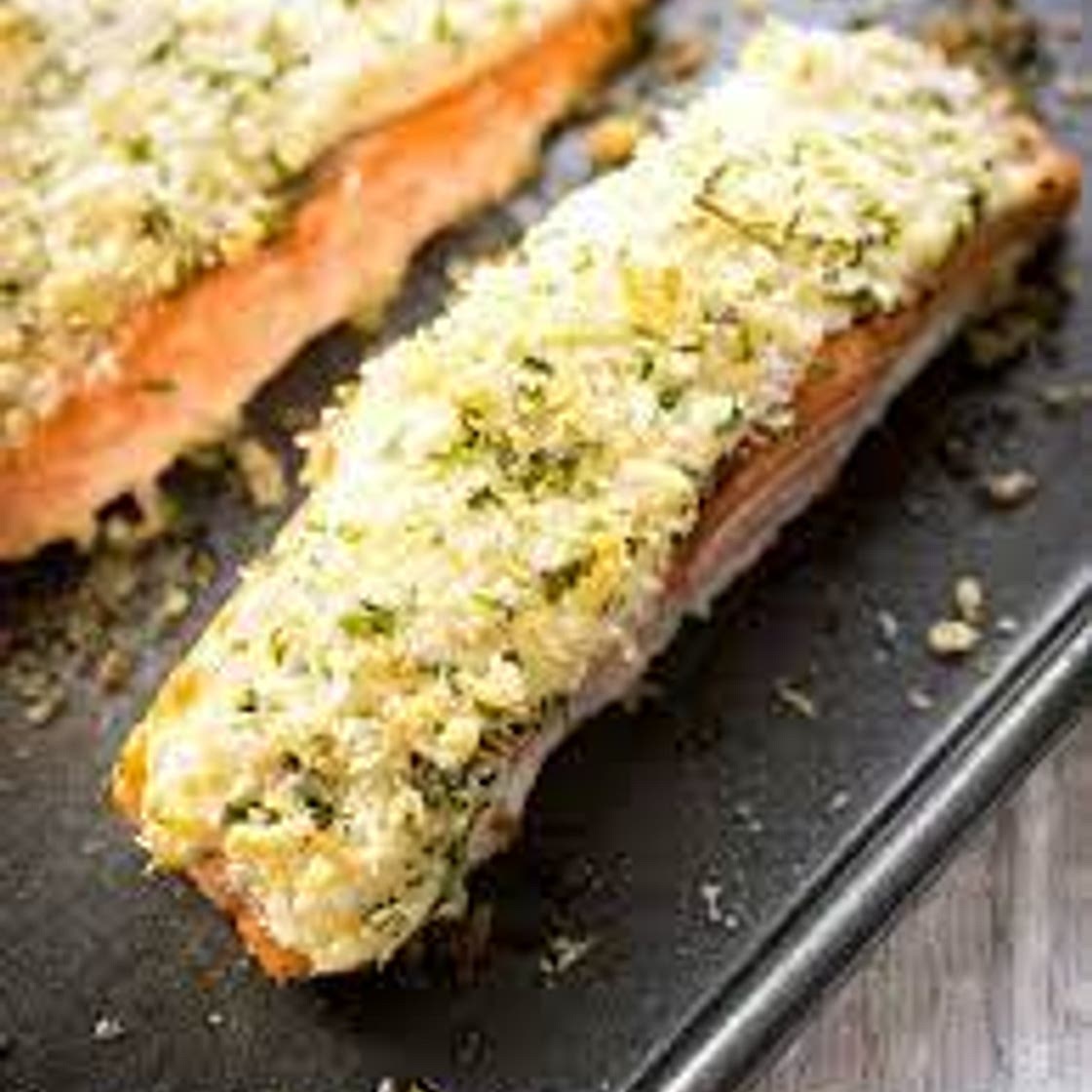 Horseradish Crusted Salmon Fillets