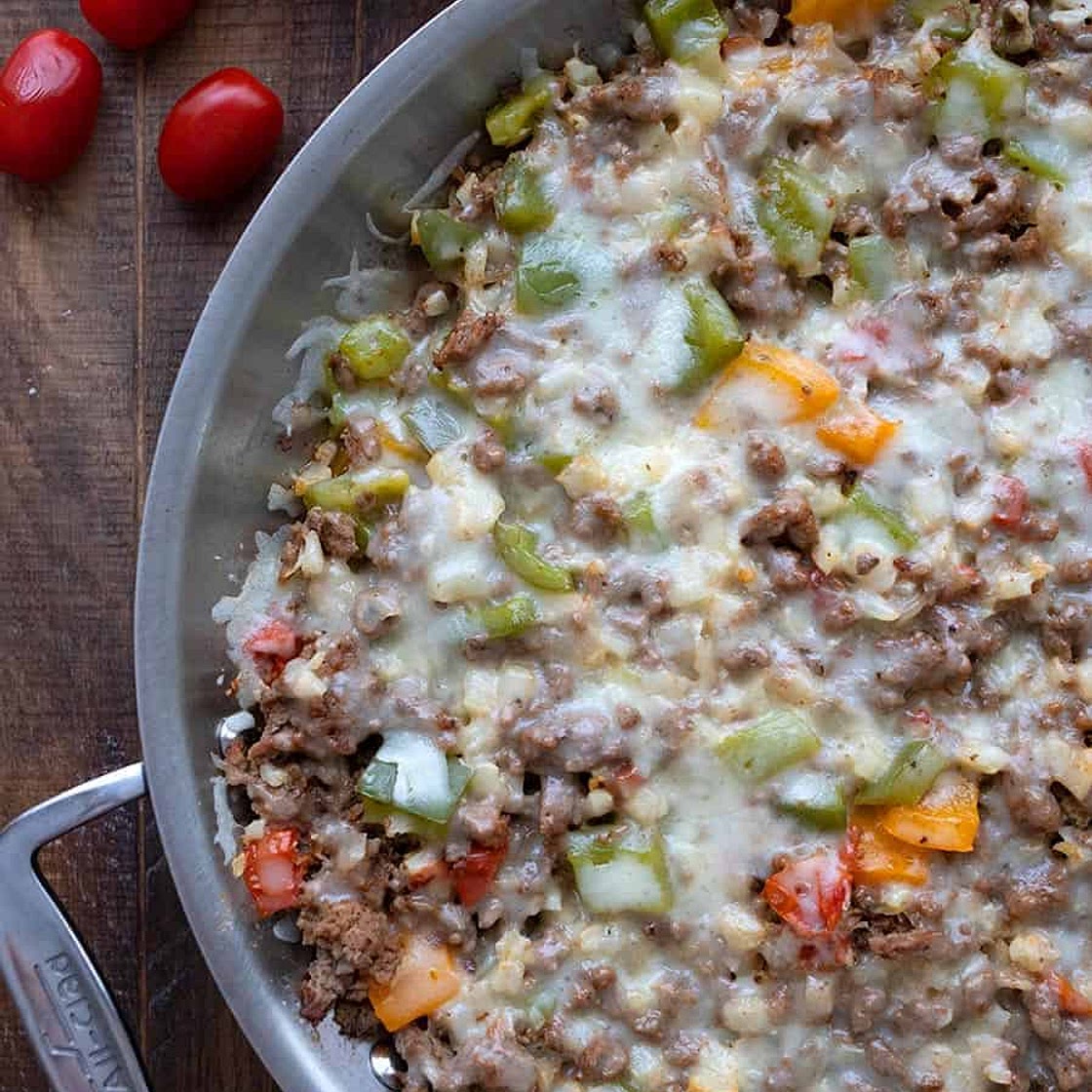 Keto Stuffed Pepper Skillet