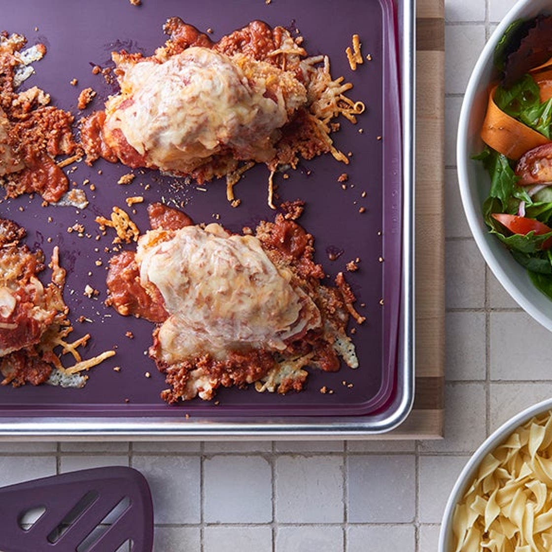 Sheet Pan Chicken Parmesan