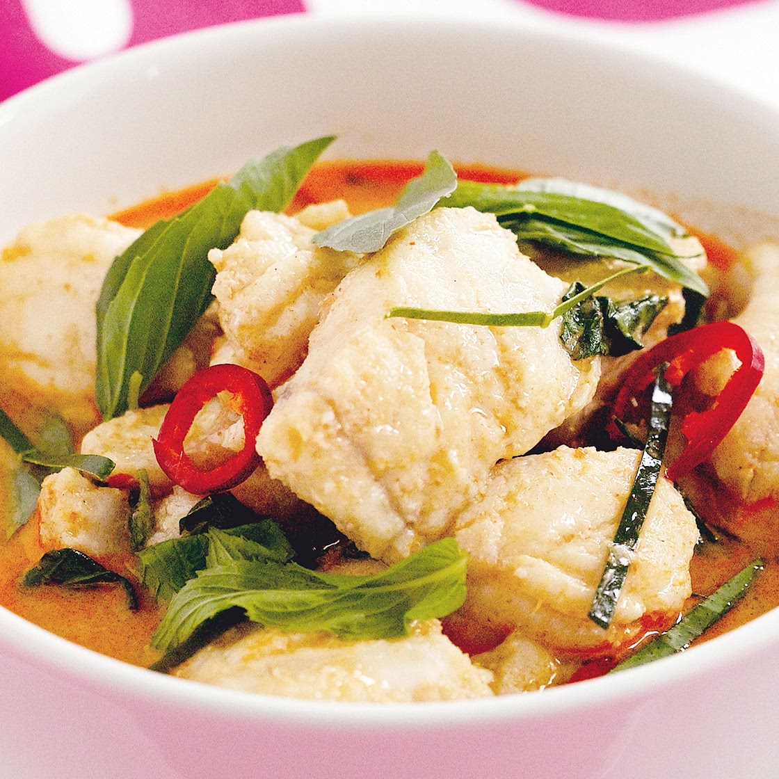 Penang fish curry
