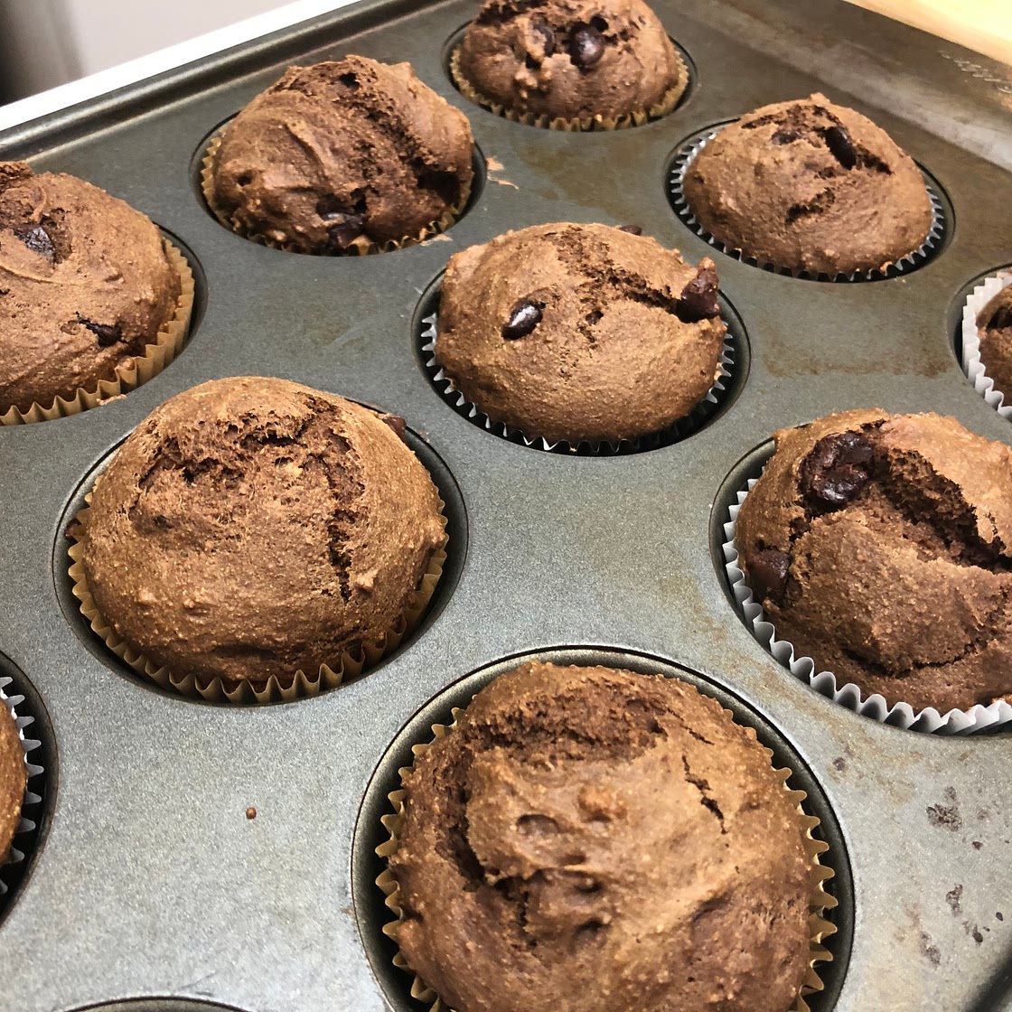 Chocolate Collagen Muffins