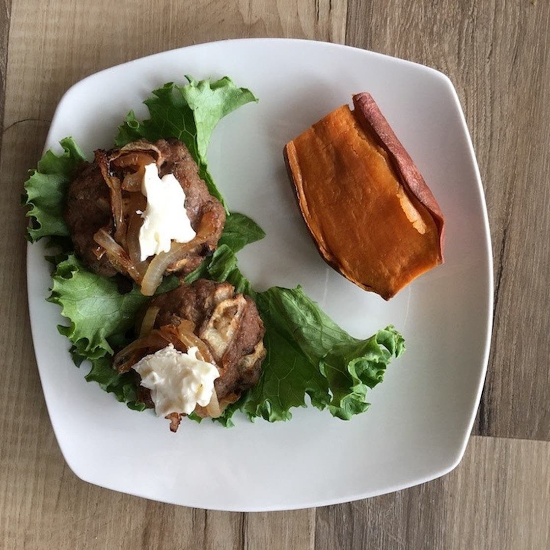 Savory Apple Turkey Burger