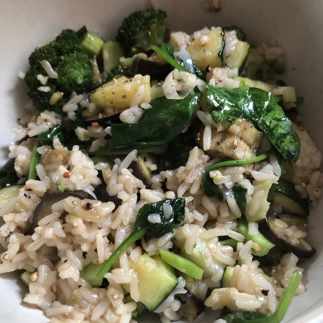 Veggie rice stir-fry 